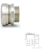 Racor RMT para acoplamiento a cajas de acero, referencia 37031160 de Pemsa. M16 (DN16)